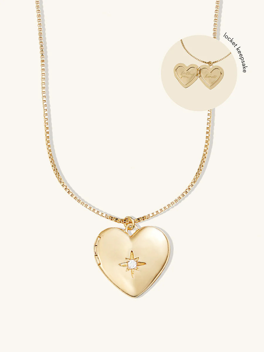 WCO Heart Locket Necklace