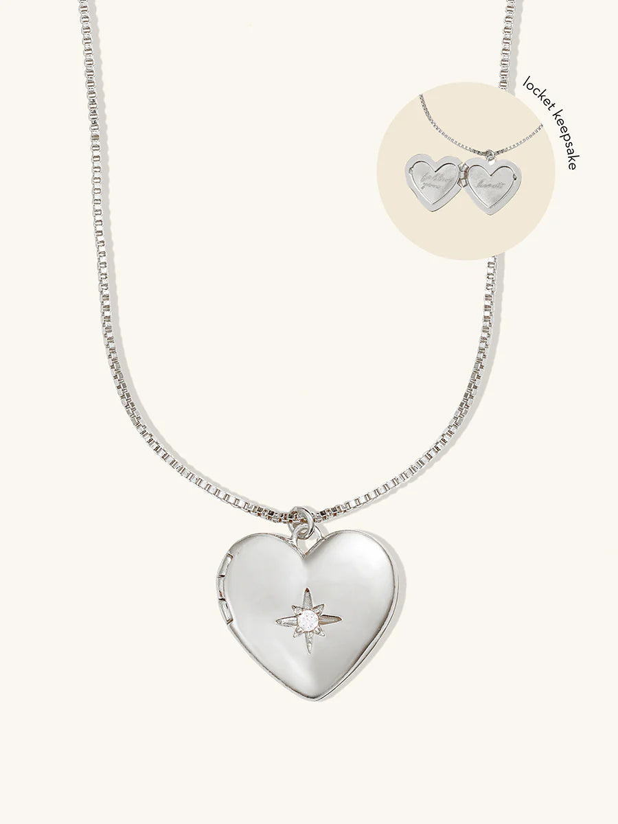 WCO Heart Locket Necklace