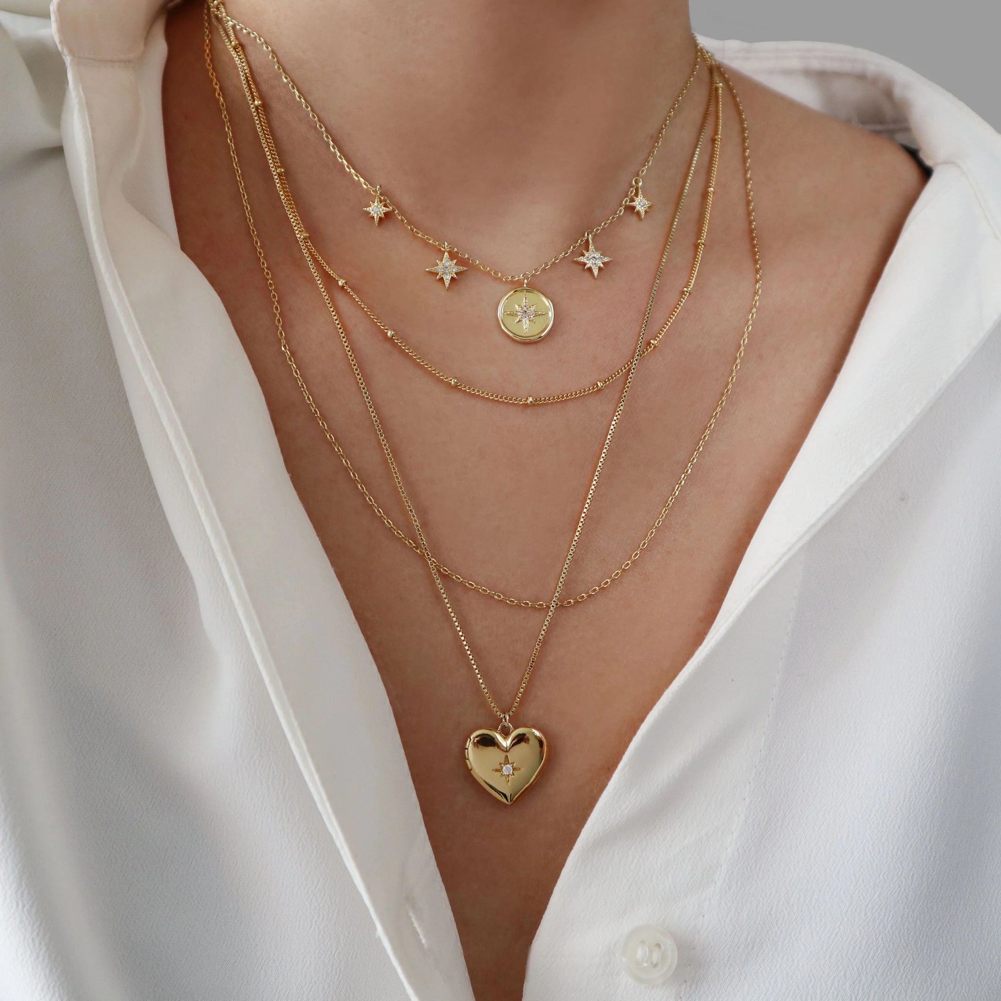 WCO Heart Locket Necklace