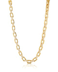 LAJ Boxy Pave Chain Necklace