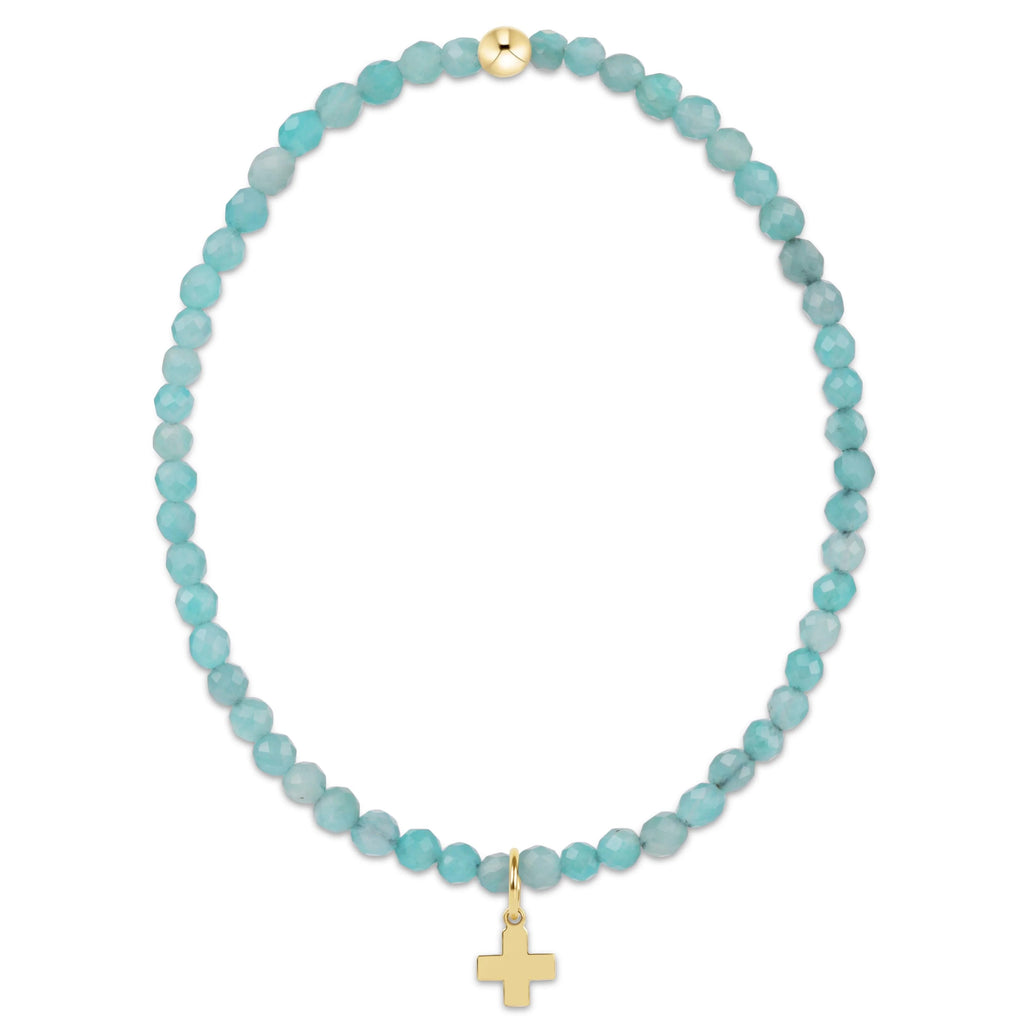 EN Signature Cross Charm Bracelet