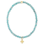 EN Signature Cross Charm Bracelet