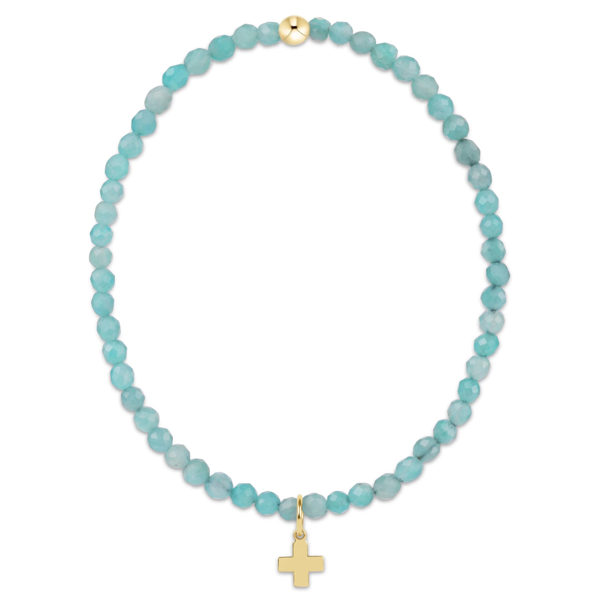 EN Signature Cross Charm Bracelet