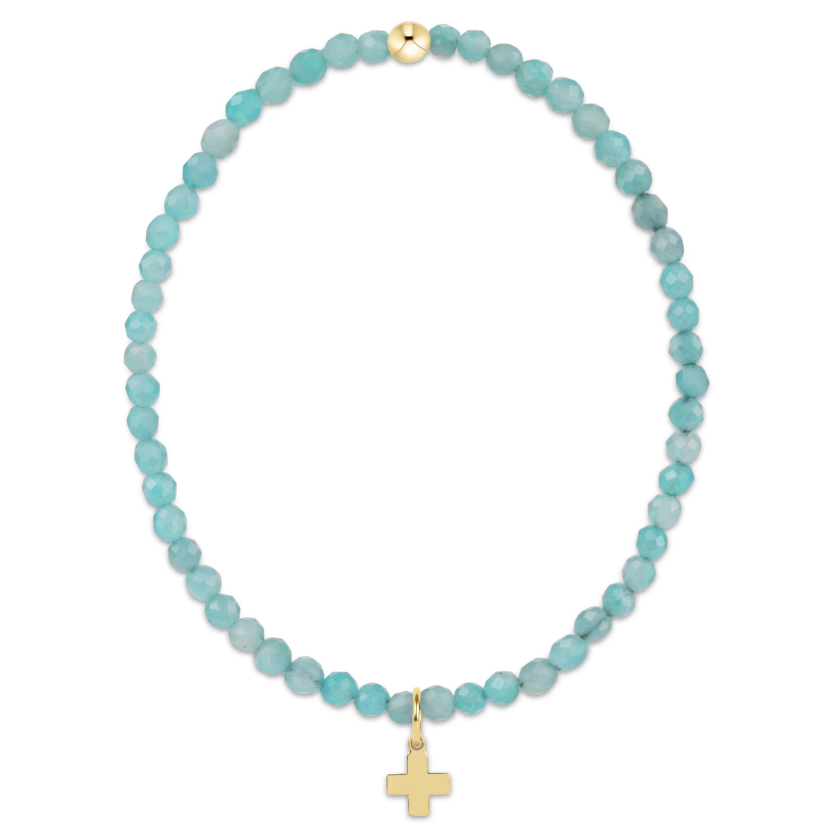 EN Signature Cross Charm Bracelet