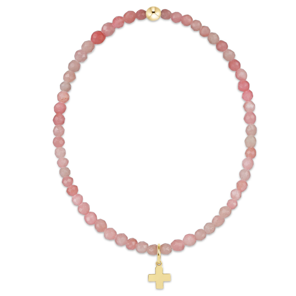 EN Signature Cross Charm Bracelet