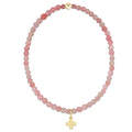 EN Signature Cross Charm Bracelet