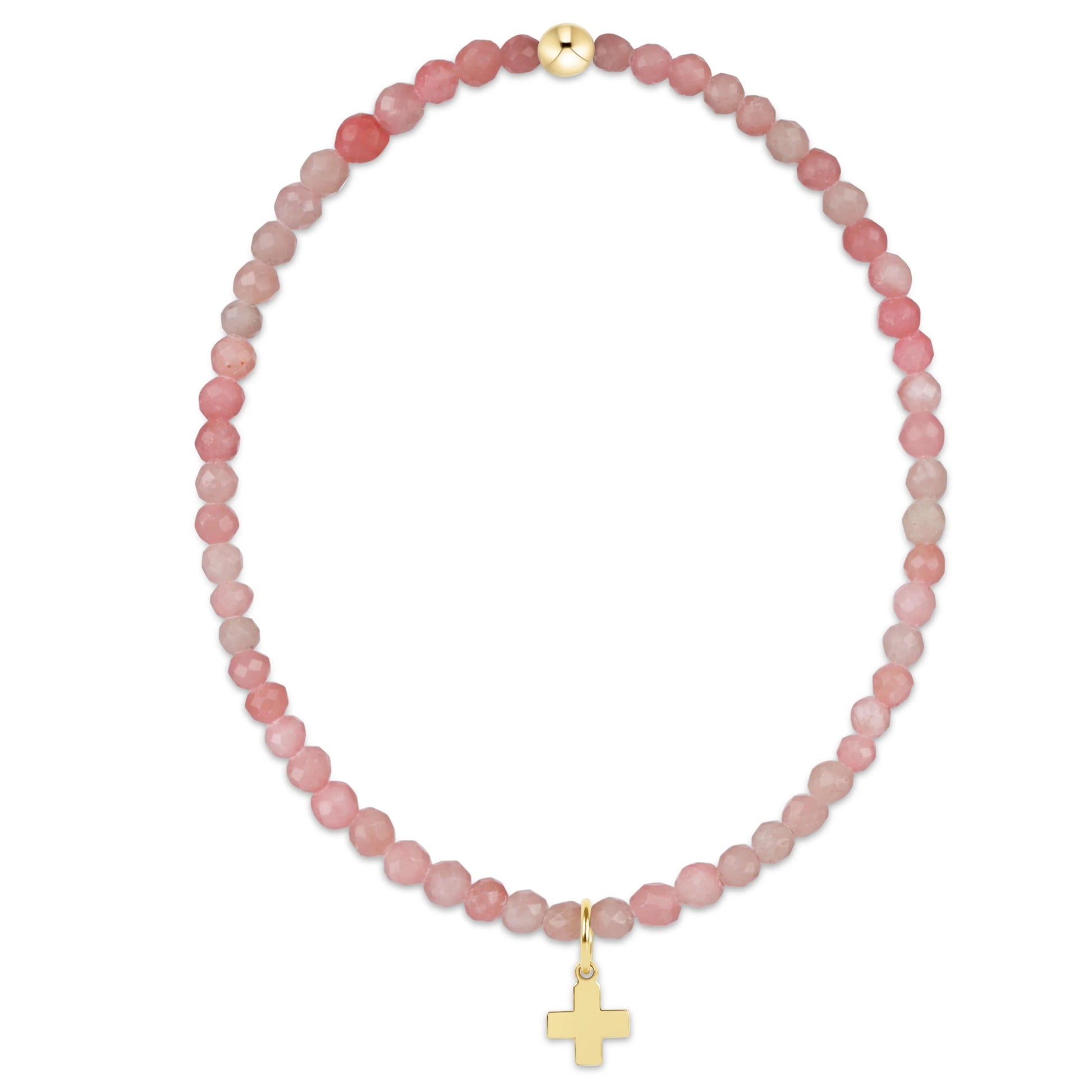 EN Signature Cross Charm Bracelet