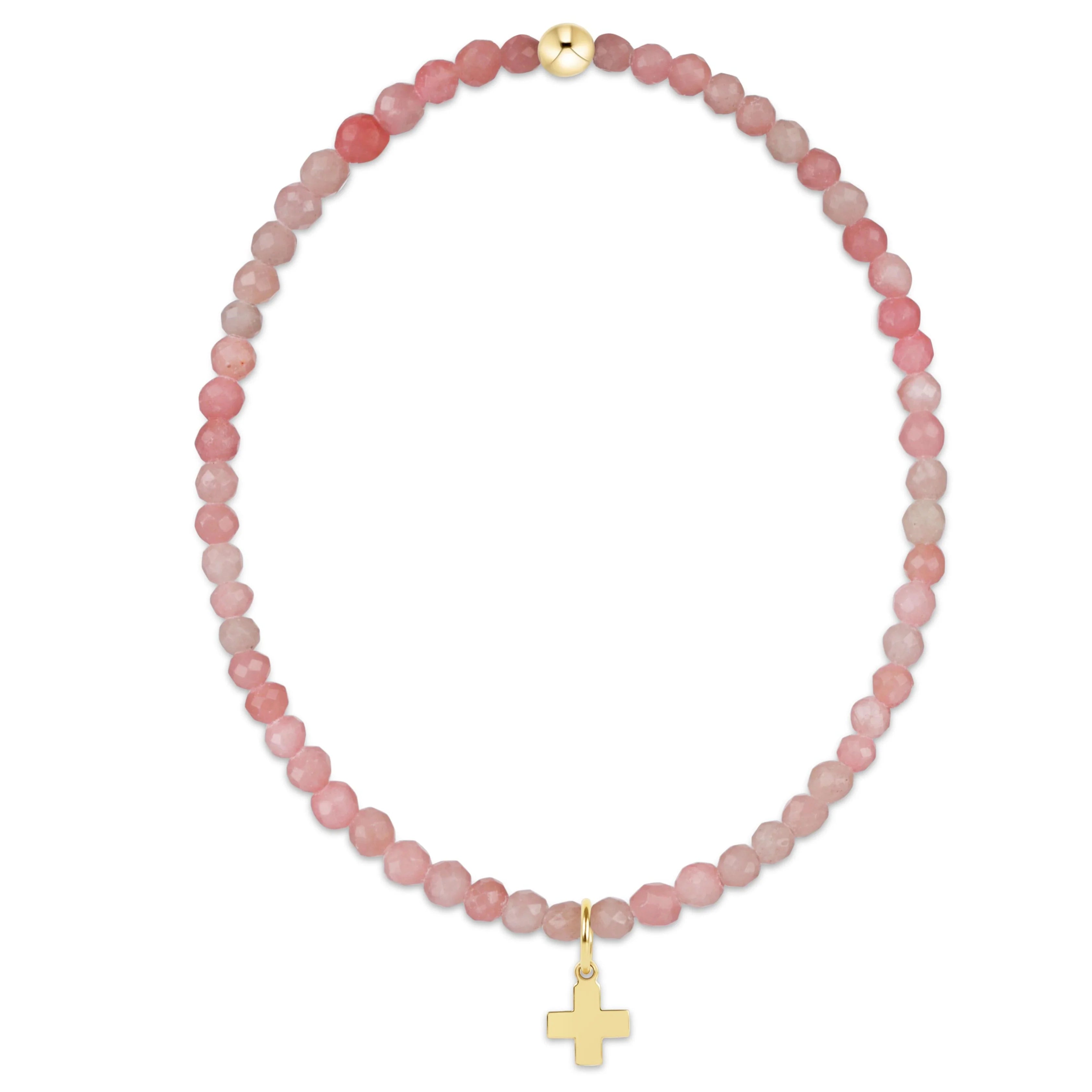 EN Signature Cross Charm Bracelet