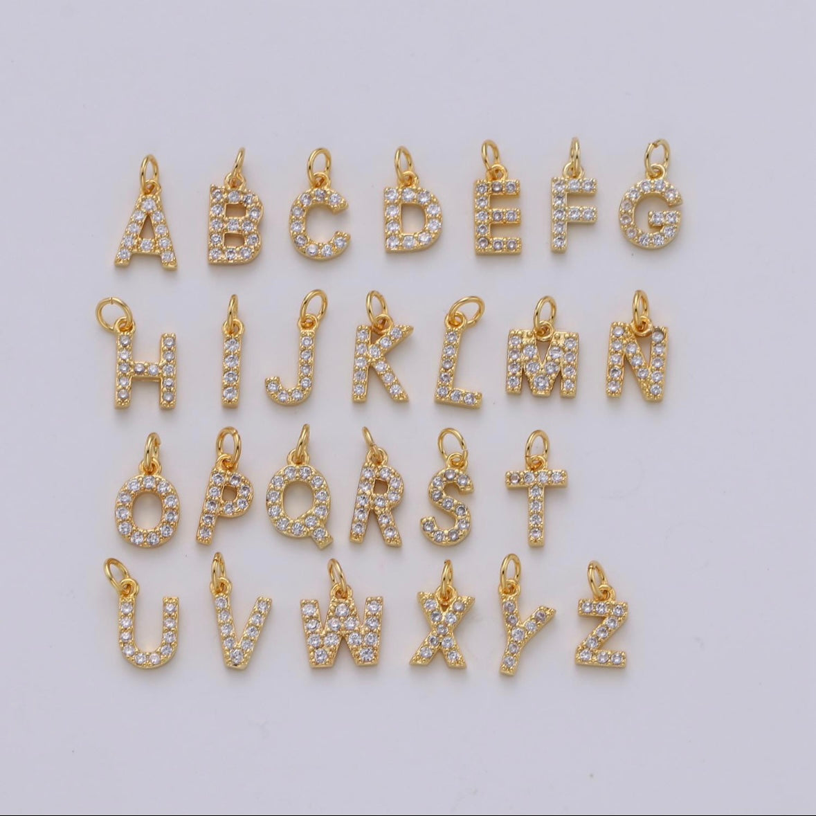 JULIA CZ Initial Charm