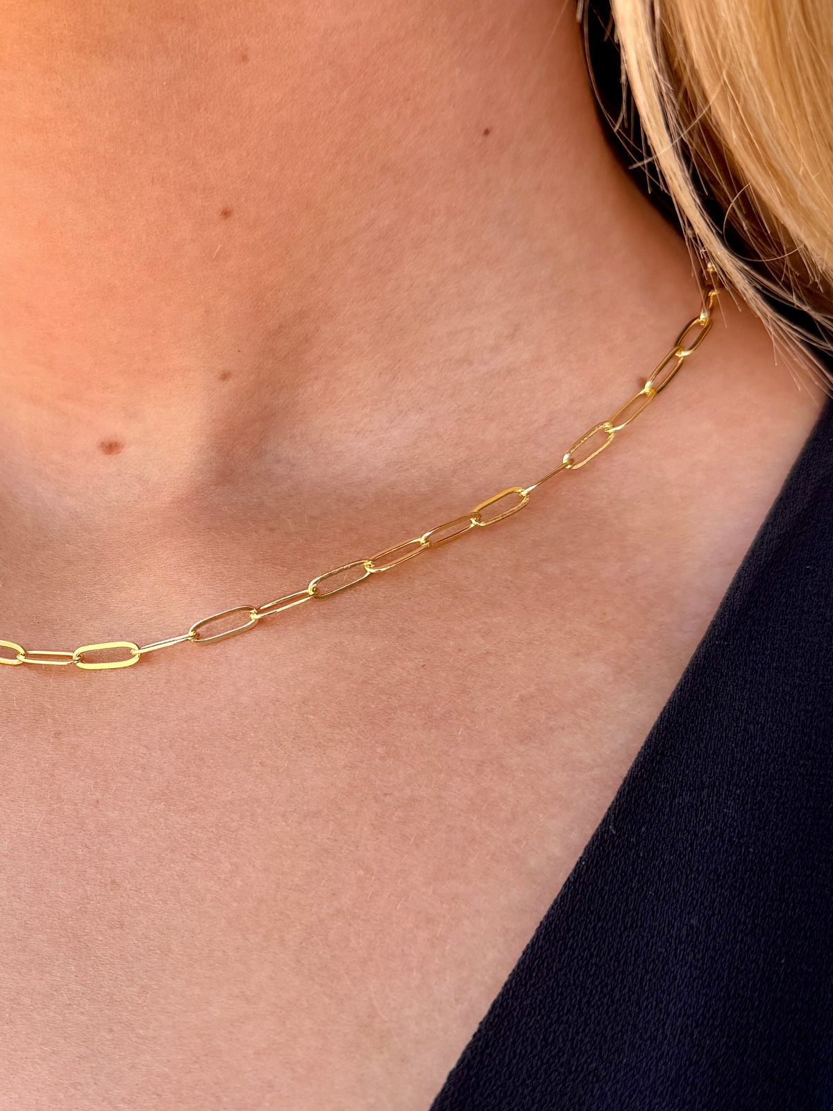 JULIA Paperclip Chain Necklace