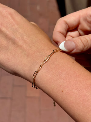 JULIA Paperclip Chain Bracelet