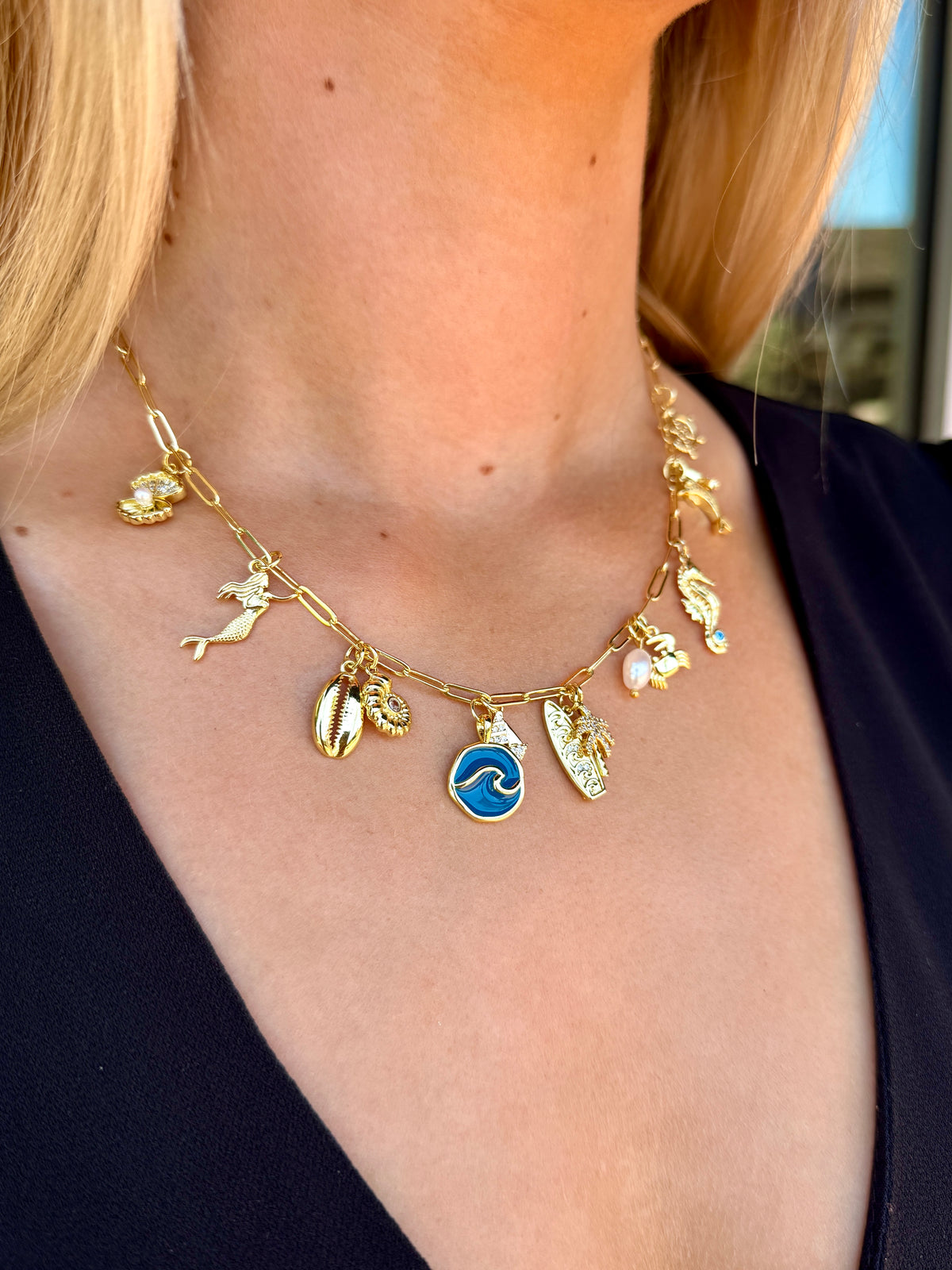 JULIA Paperclip Chain Necklace