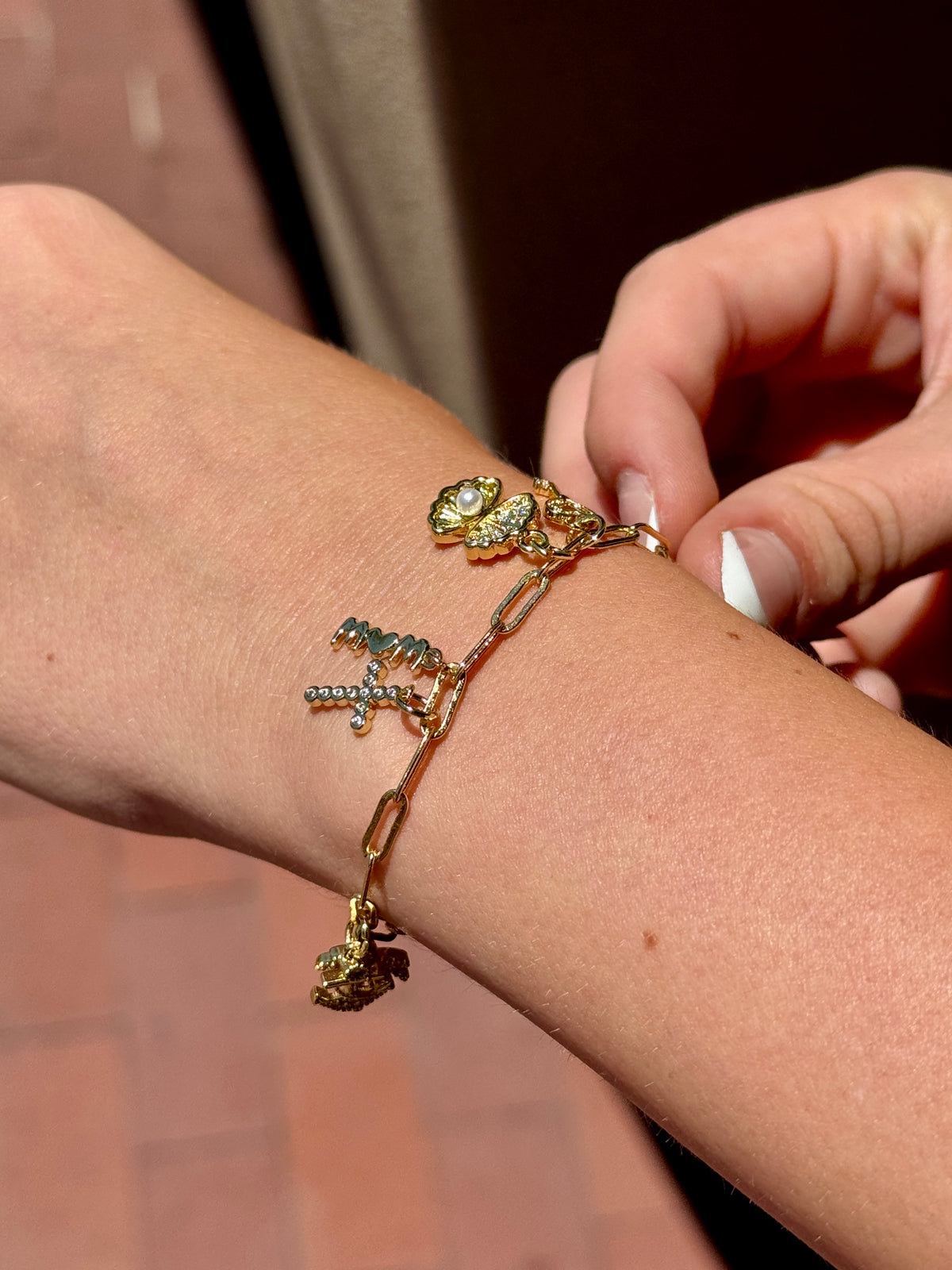 JULIA Paperclip Chain Bracelet