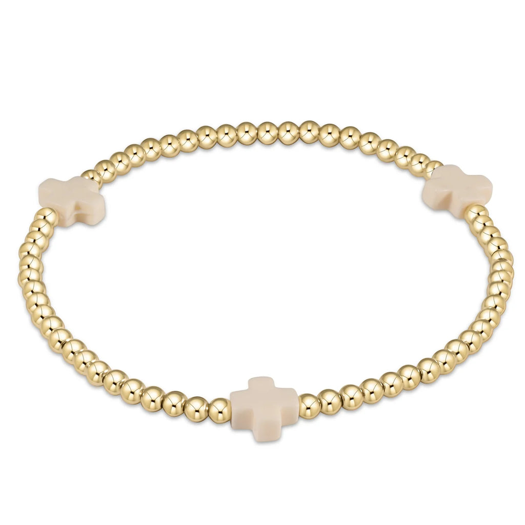 EN Signature Cross Bracelet