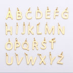 JULIA Plain Initial Charms