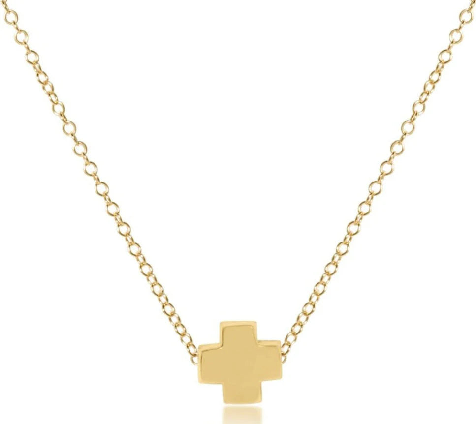 EN Signature Cross Necklace