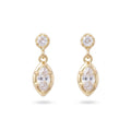 Mini dangle teardrop earrings