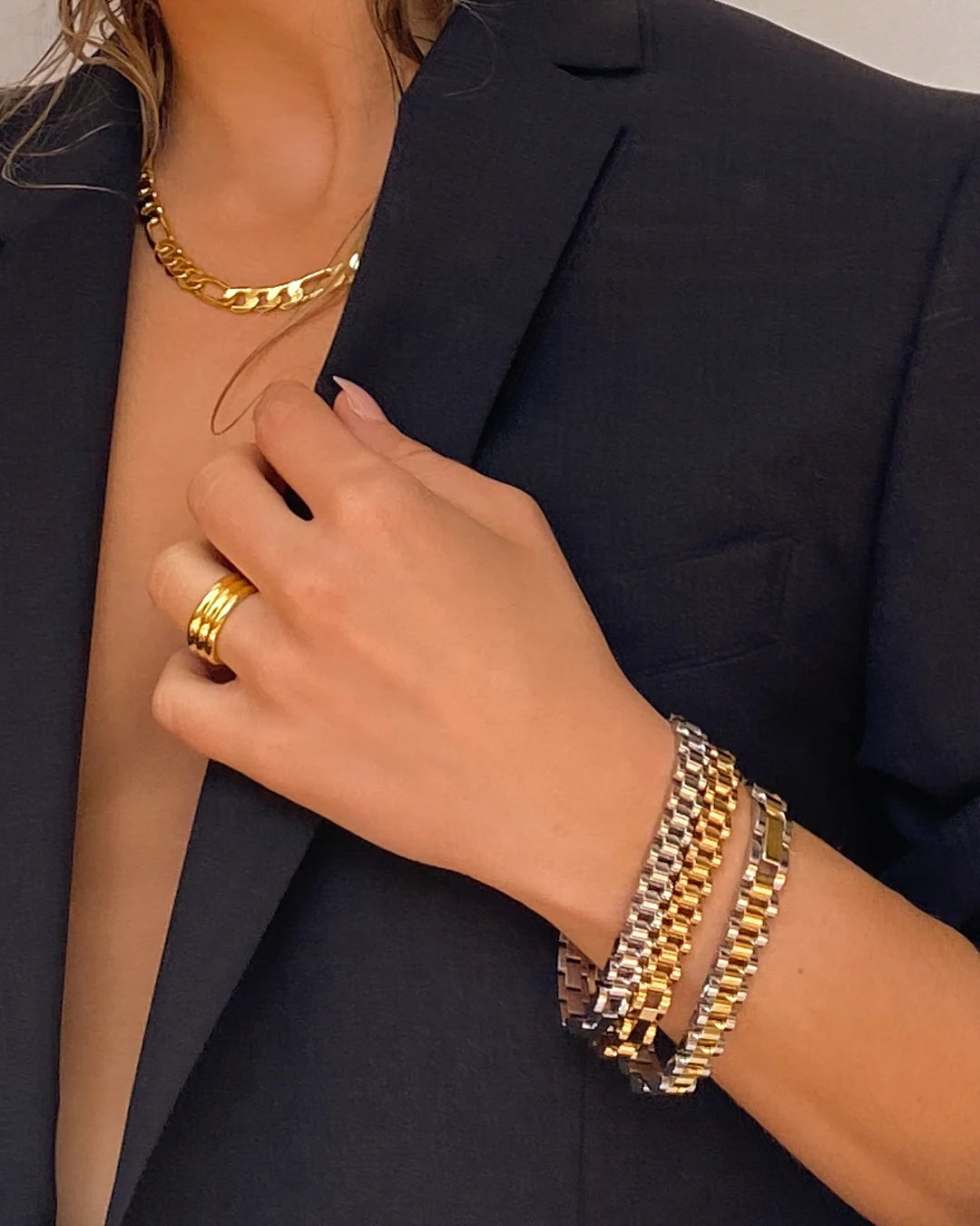 LAJ 2Tone Timepiece Bracelet