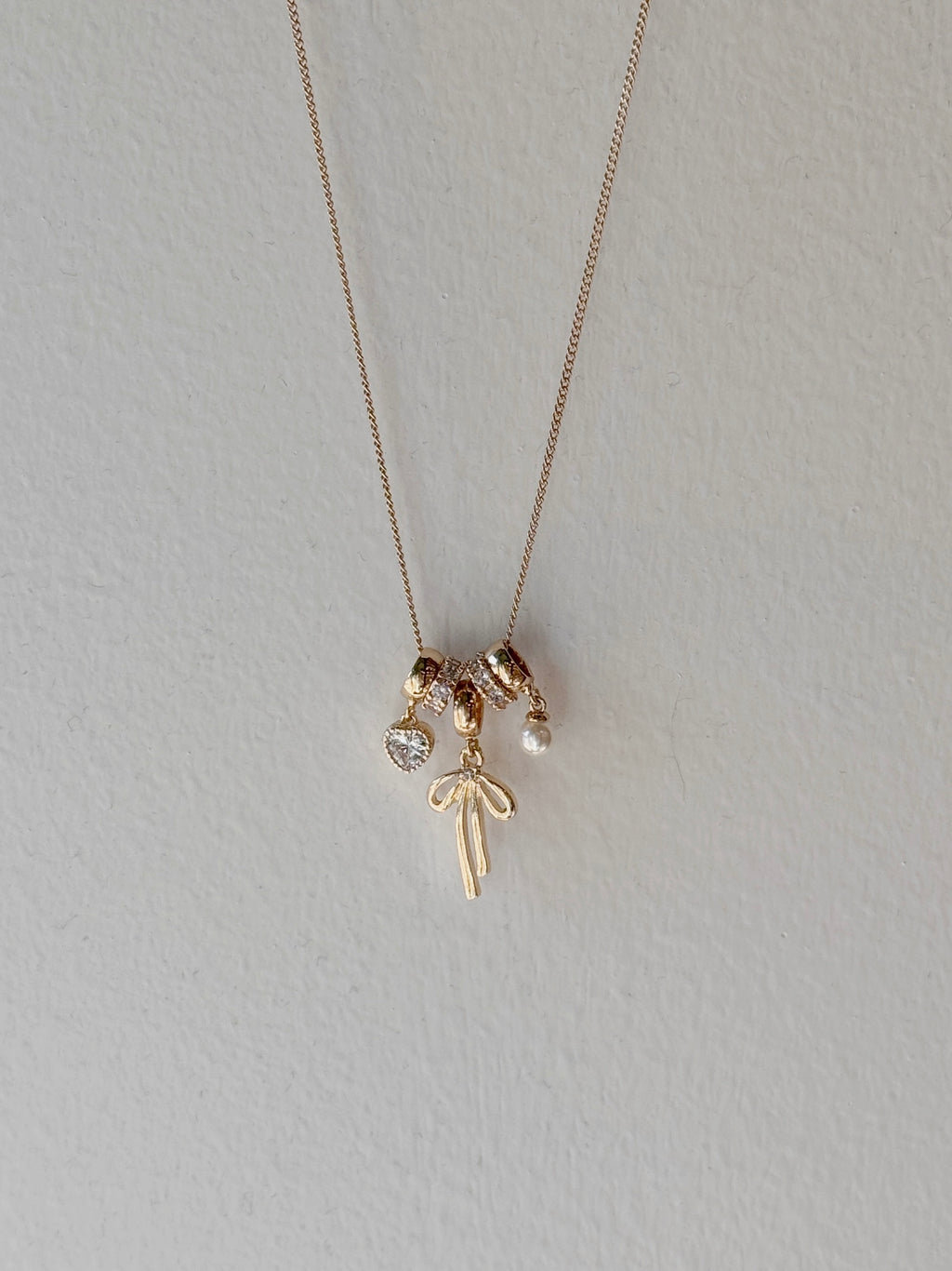 Bow Charm Necklace