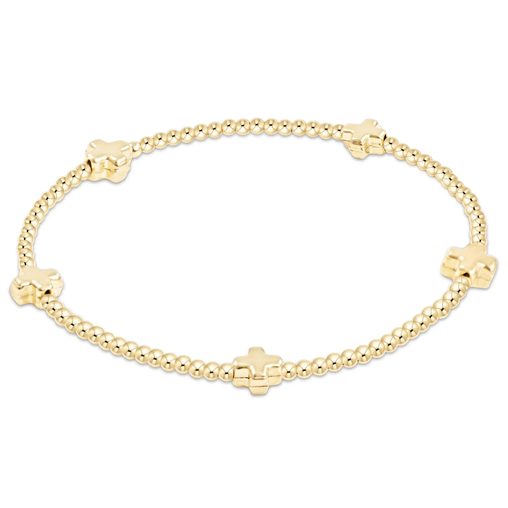 EN Signature Cross Bracelet