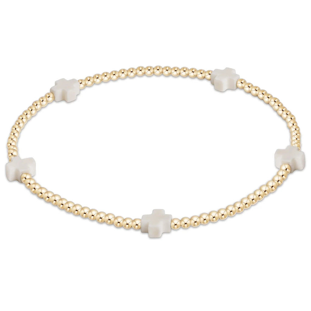 EN Signature Cross Bracelet