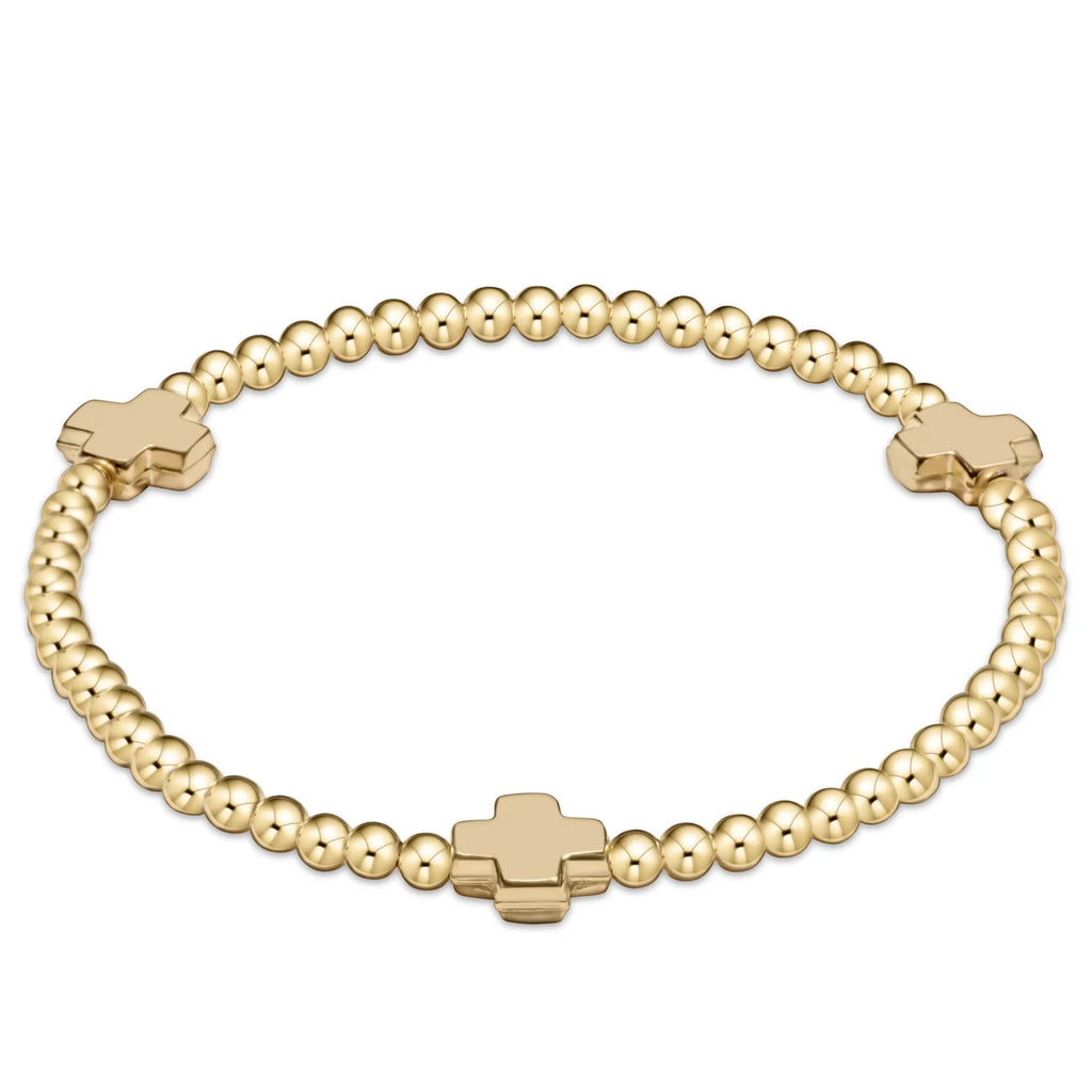 EN Signature Cross Bracelet