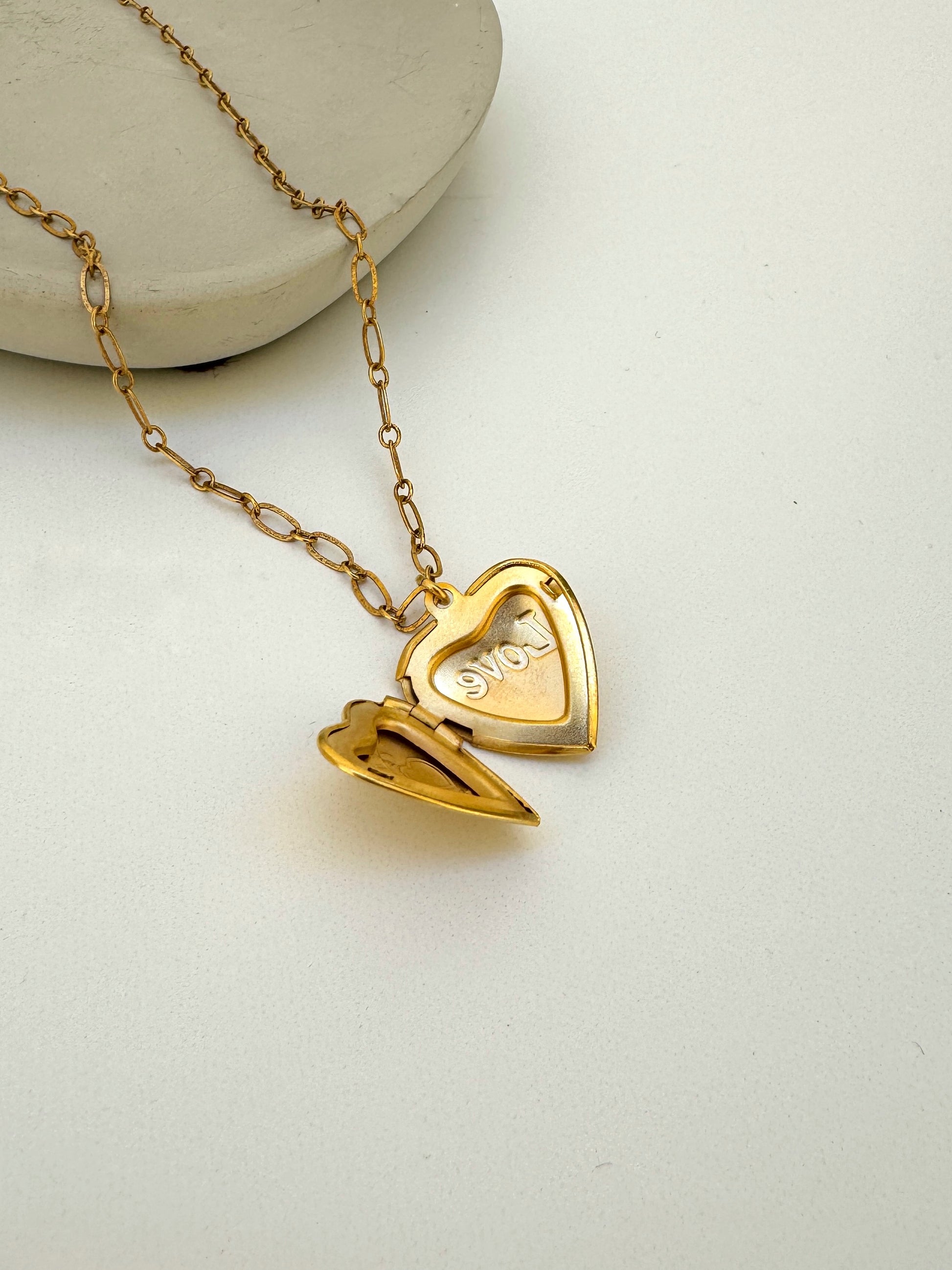LVP Heart Locket Necklace