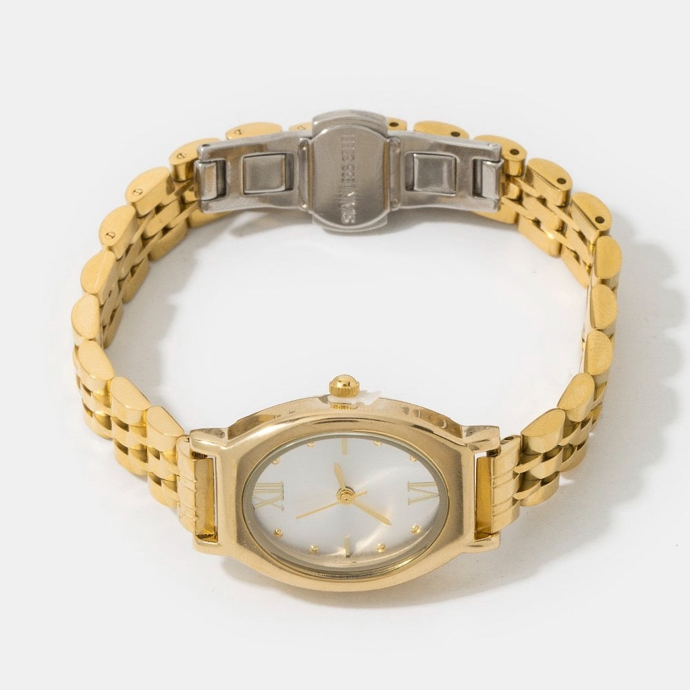 Greta Oval Face Bracelet Watch