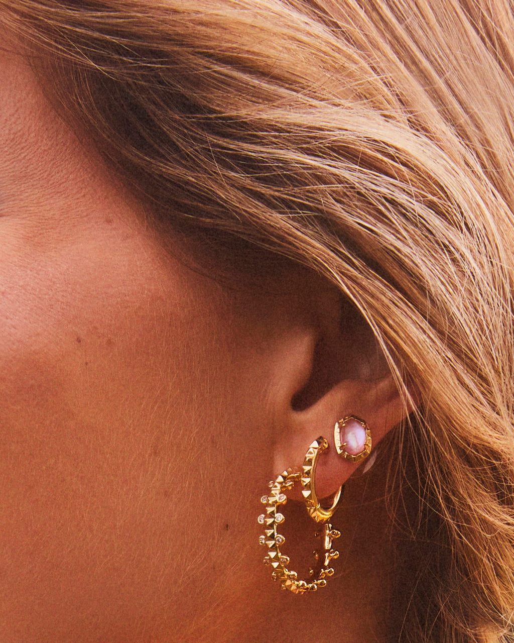 KS Deliah Huggie Earrings
