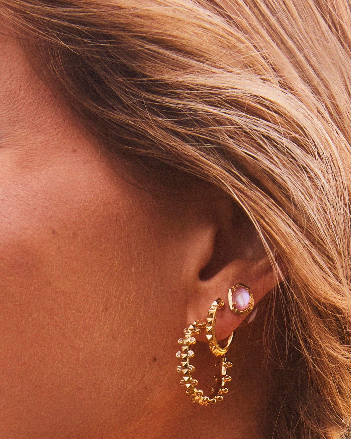 KS Deliah Huggie Earrings