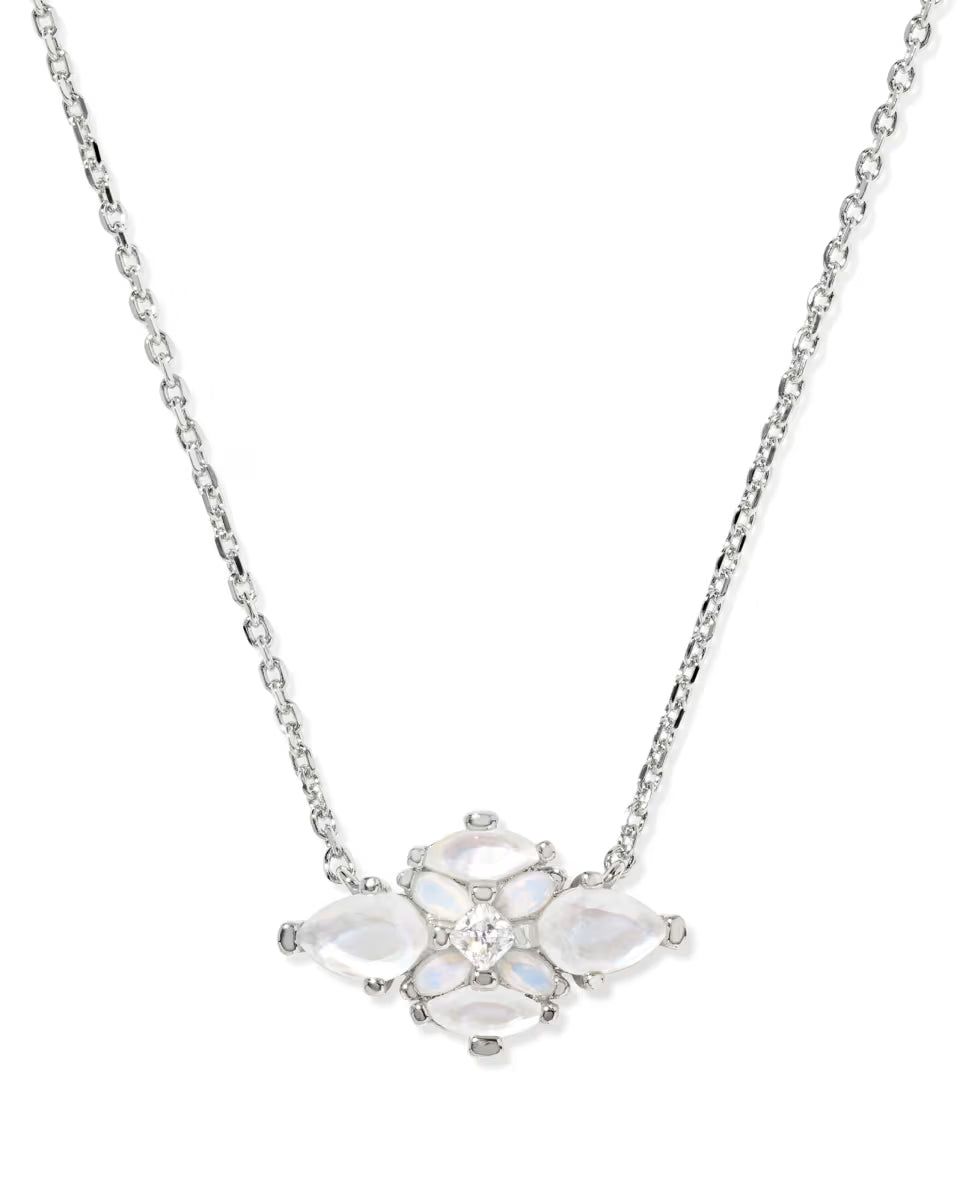 KS Abbie Crystal Short Pendant Necklace
