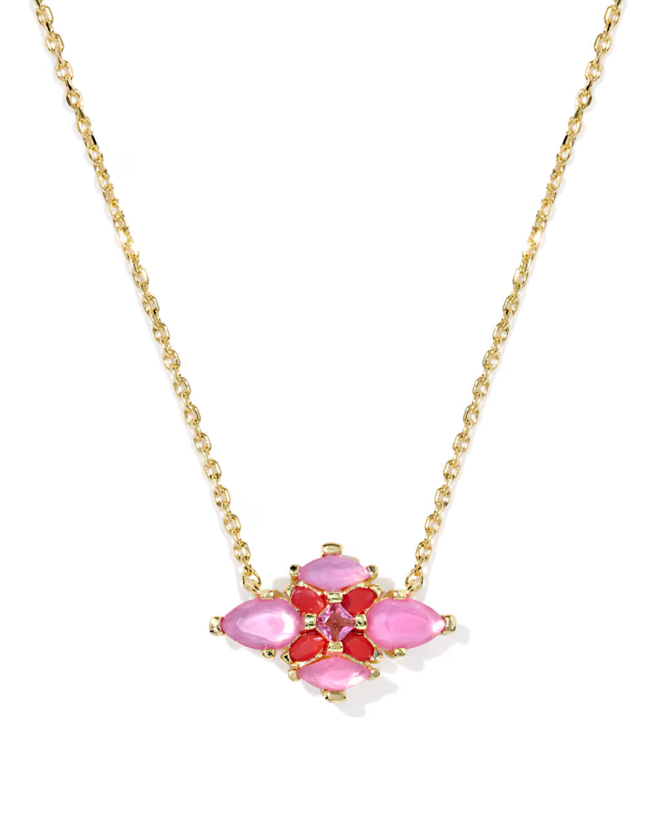 KS Abbie Crystal Short Pendant Necklace