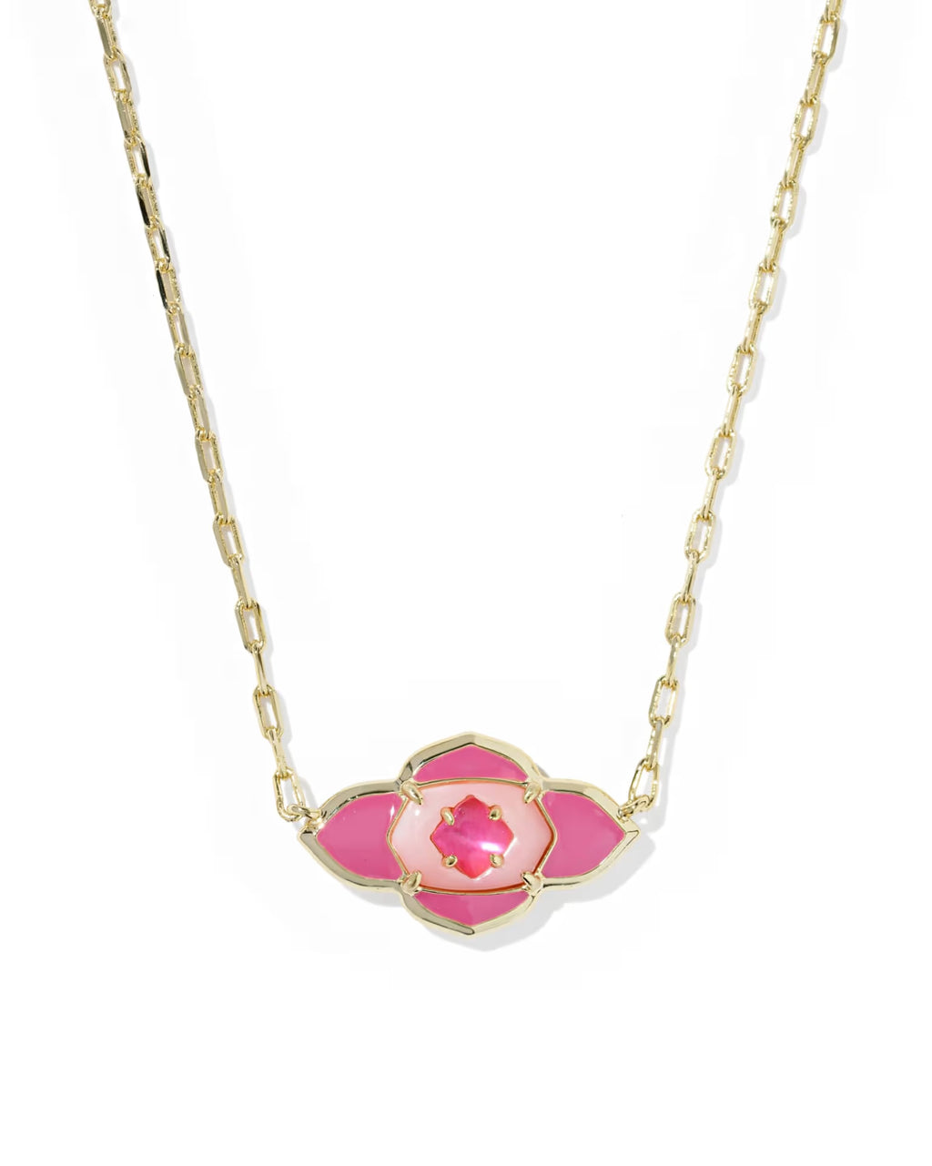 KS Abbie Medallion Short Pendant Necklace