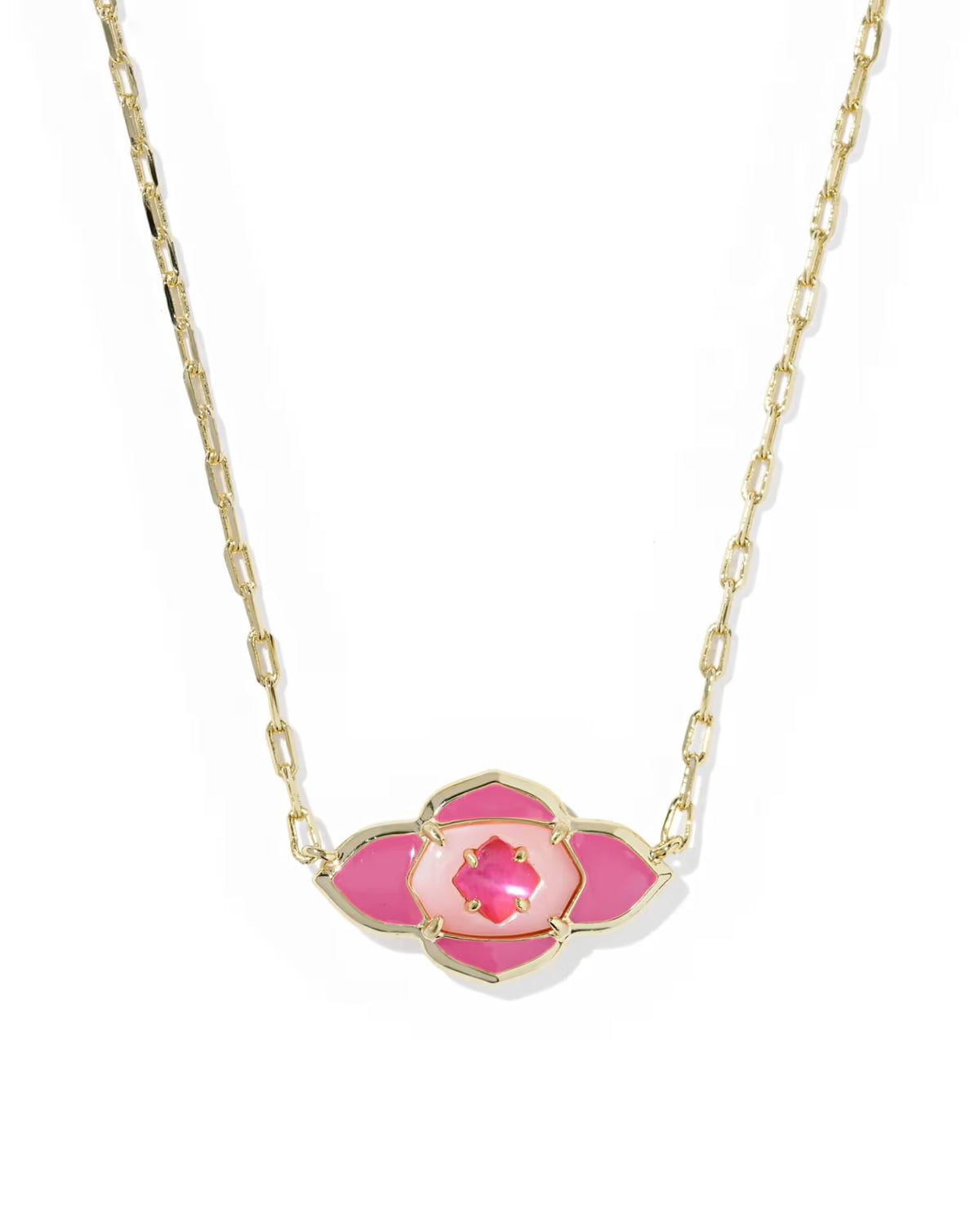 KS Abbie Medallion Short Pendant Necklace
