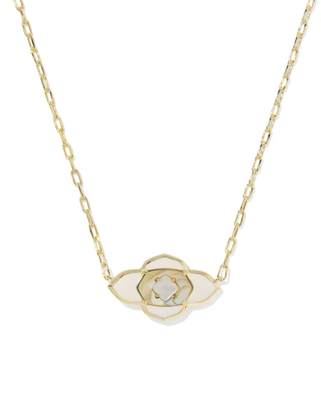 KS Abbie Medallion Short Pendant Necklace
