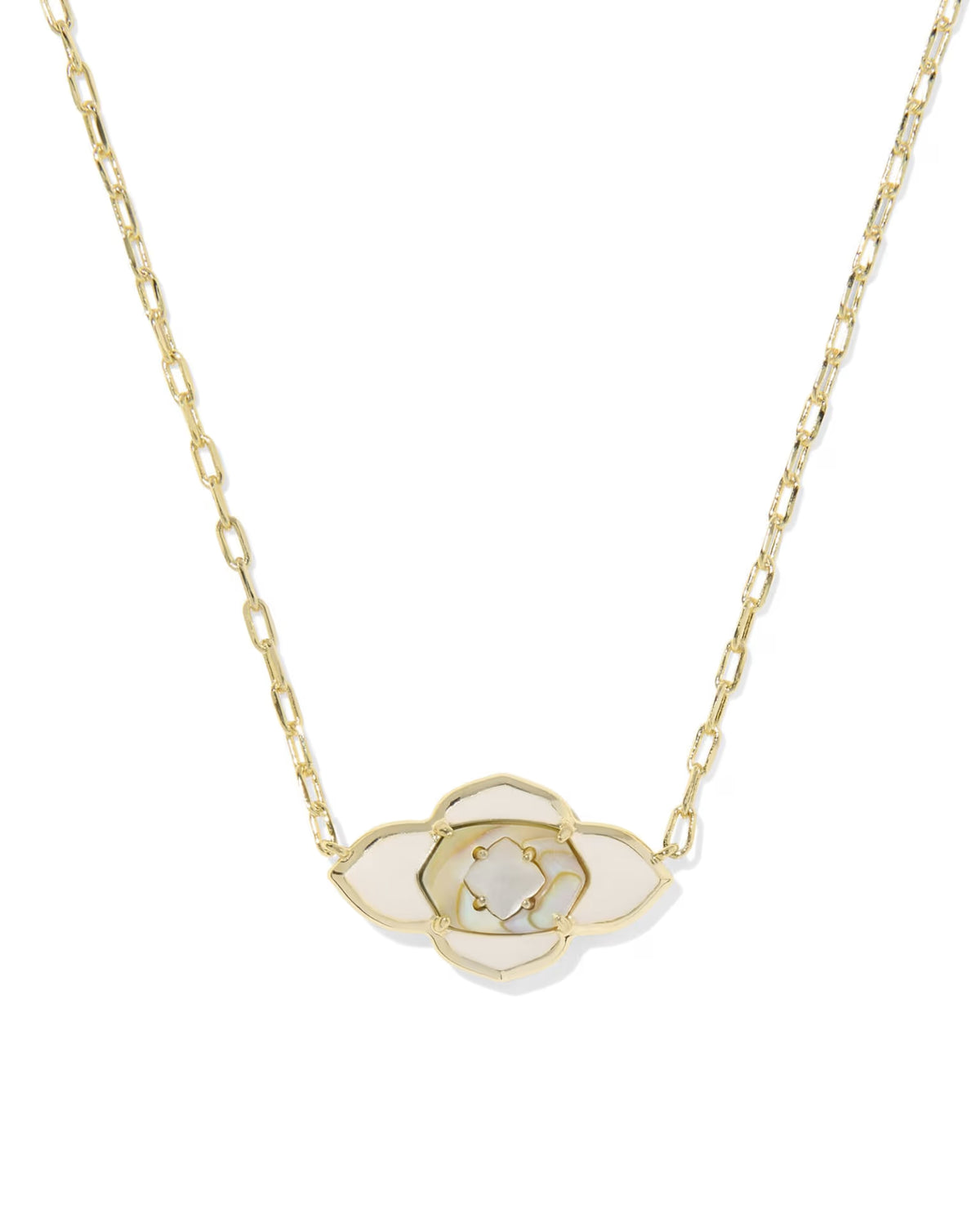 KS Abbie Medallion Short Pendant Necklace