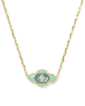 KS Abbie Medallion Short Pendant Necklace