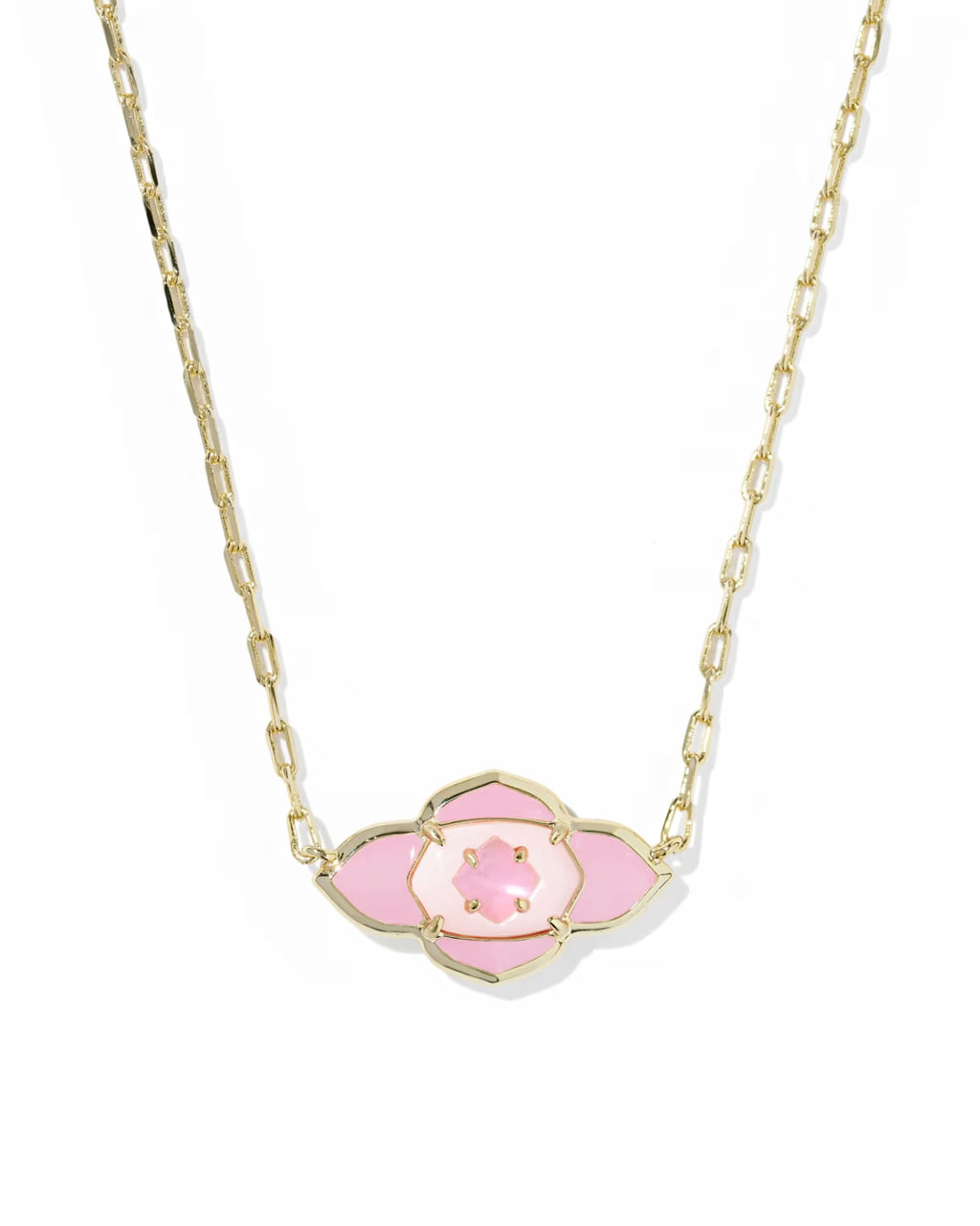 KS Abbie Medallion Short Pendant Necklace