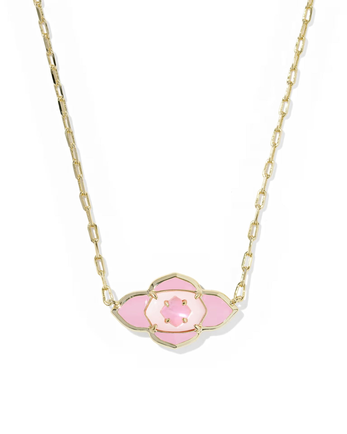 KS Abbie Medallion Short Pendant Necklace