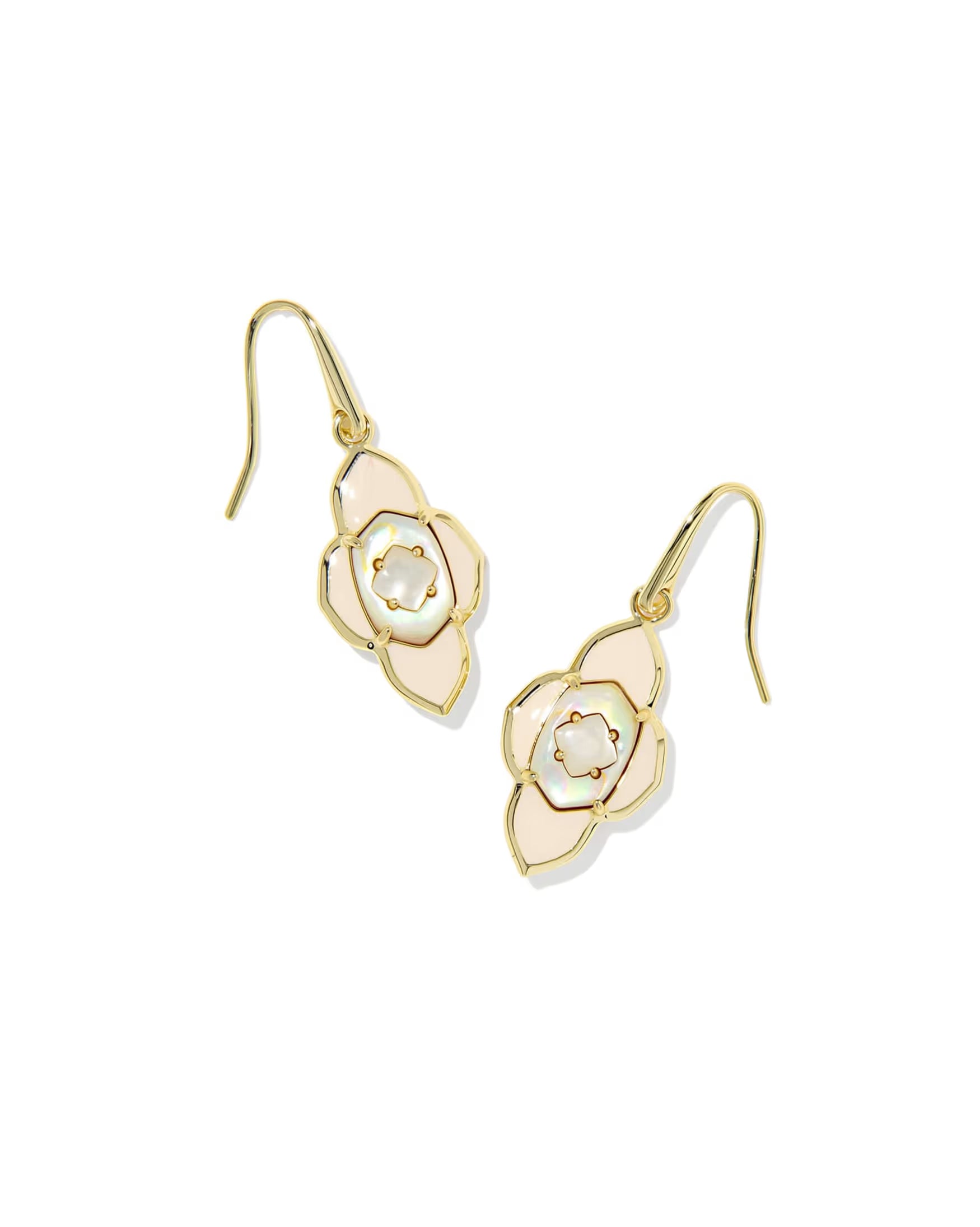 KS Abbie Medallion Small Drop Earrings