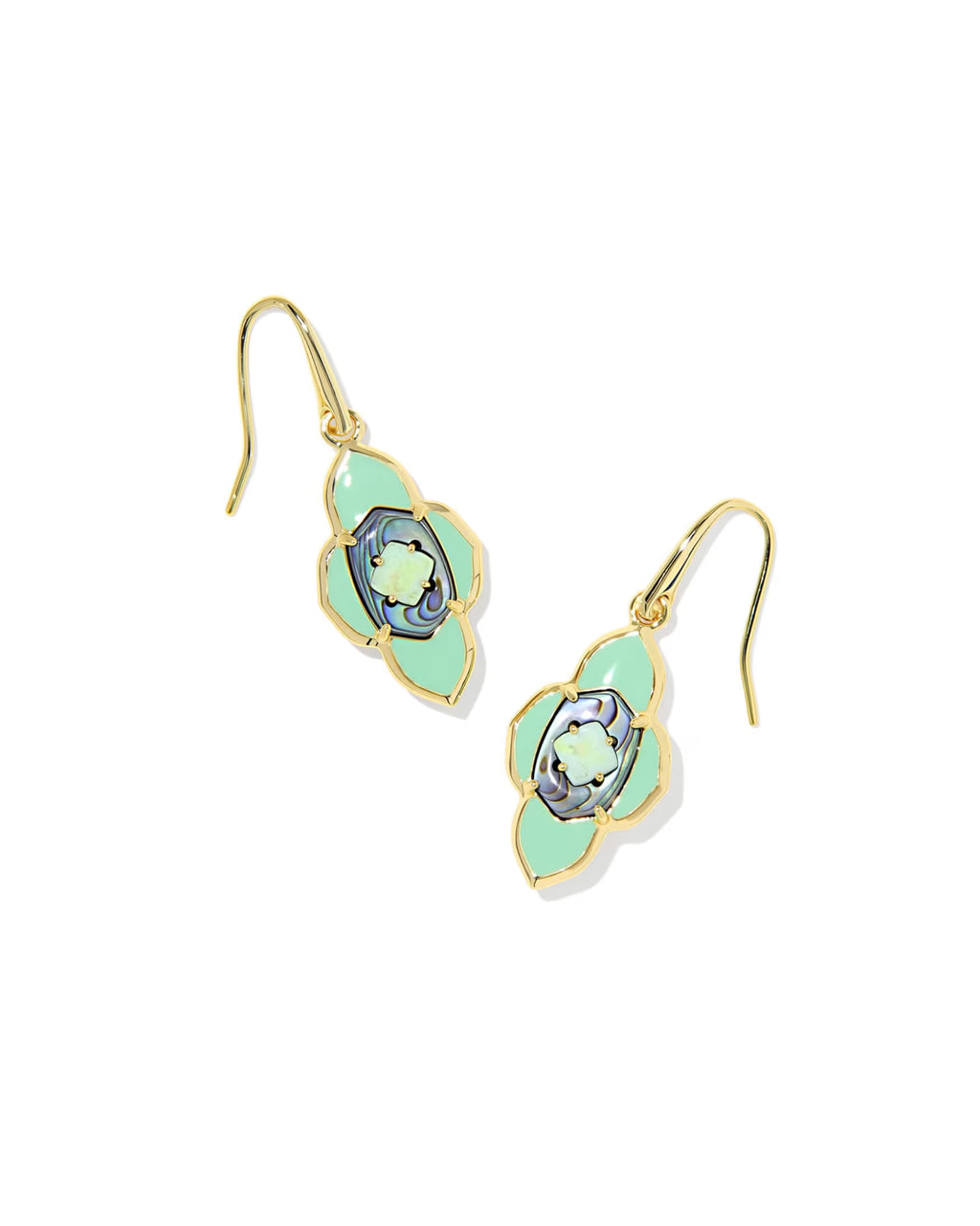 KS Abbie Medallion Small Drop Earrings