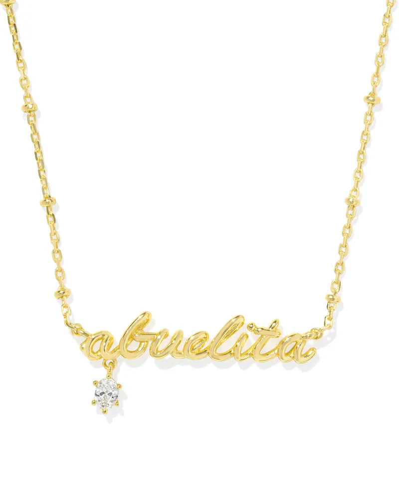 KS Abuelita Crystal Short Pendant Necklace