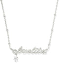 KS Abuelita Crystal Short Pendant Necklace