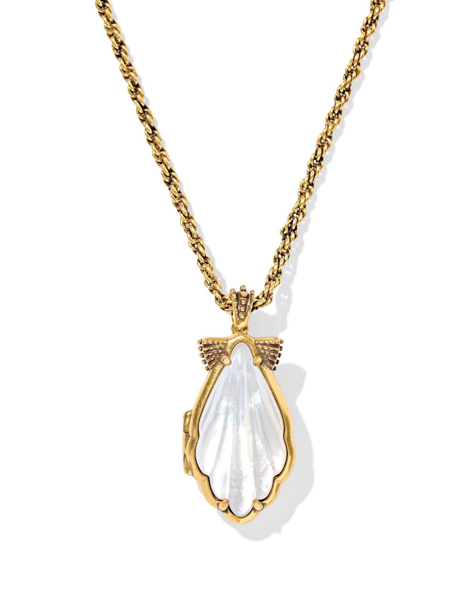 KS Alexa Locket Short Pendant Necklace