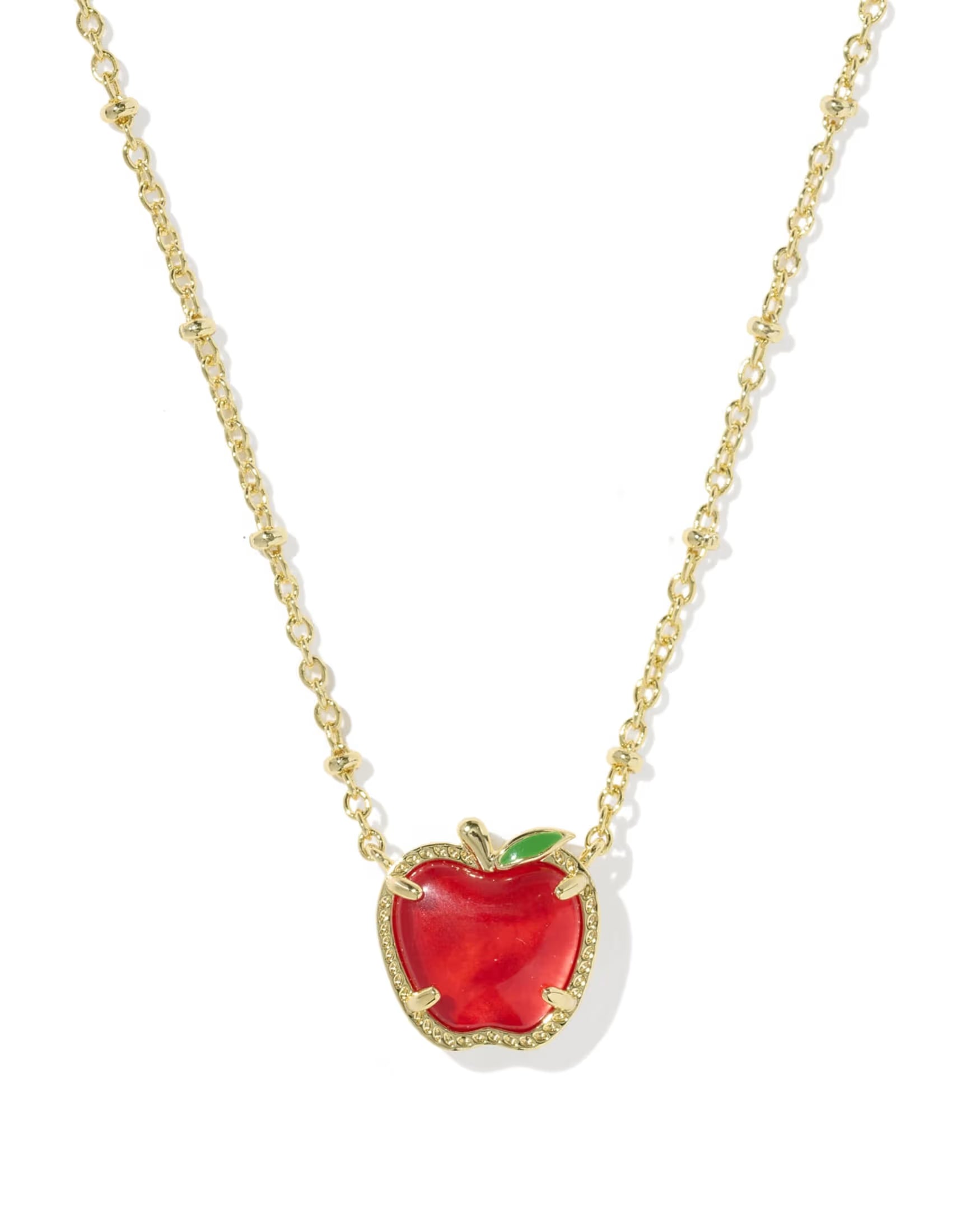 KS Apple Short Pendant Necklace