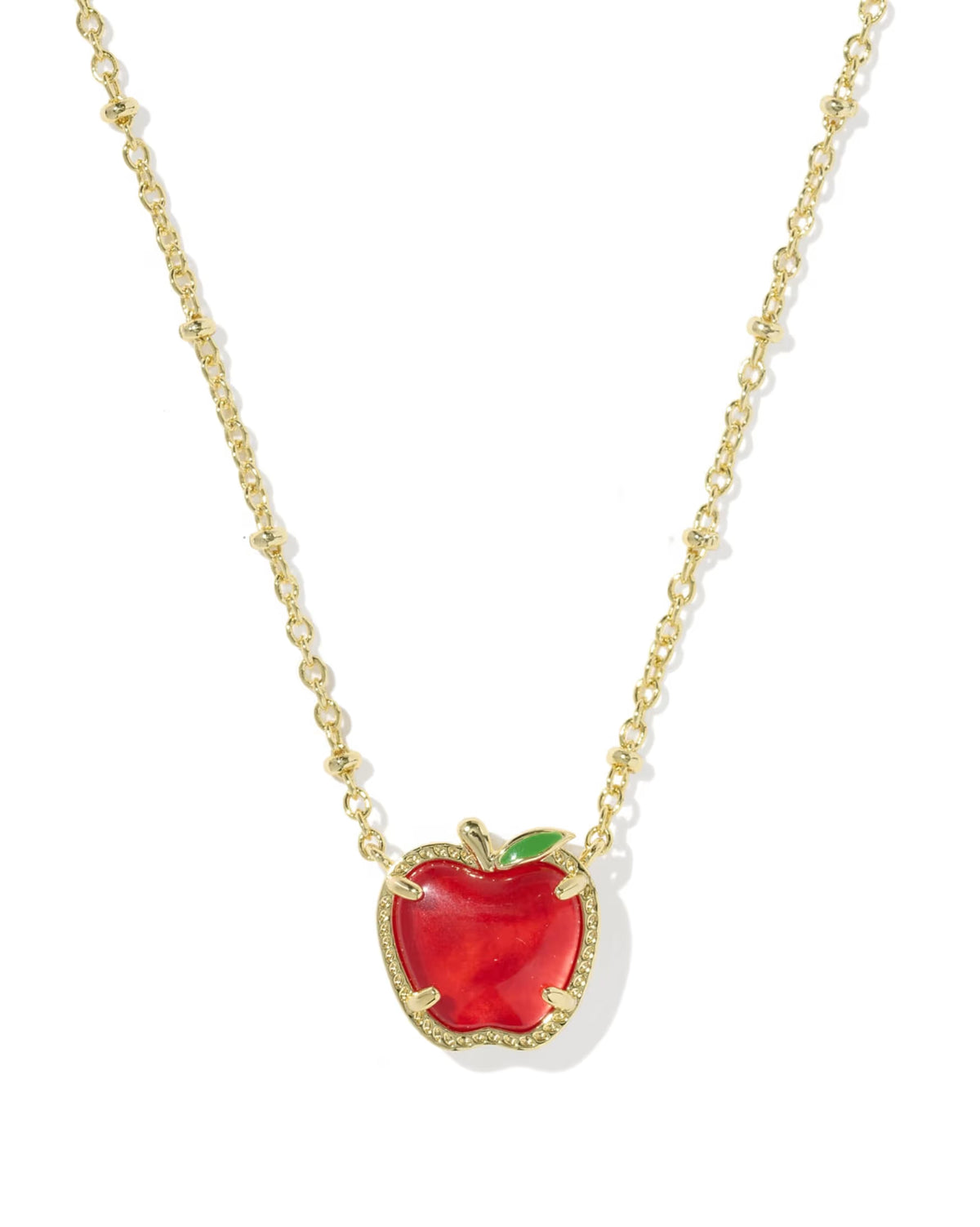 KS Apple Short Pendant Necklace