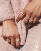 KS Ari Heart Band Ring