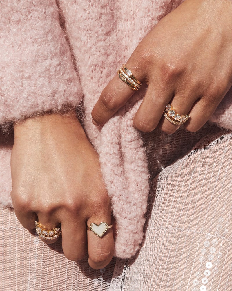 KS Ari Heart Band Ring
