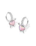 KS Ari Heart Arrow Huggie Earrings