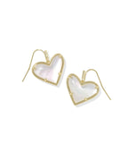 KS Ari Heart Statement Drop Earrings